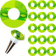 Jetec 100 Pieces Seed Pot Labels PVC Grow Baskets Stick Hydroponic Plant Label for Seedlings Seed Sticks for Understanding Plant Growth