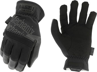 Mechanix Wear FastFit Tactical Gloves - Heavy Duty Lightweight Multipurpose Gloves - Flexible Grip & Reinforced Palm - Touchscreen Capable - Small - Covert Black