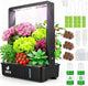 Hopegarden Indoor Garden Hydroponics Growing System: 15 Pods Plant Germination Kit Herb Vegetable Growth Lamp Countertop with LED Grow Light - Hydrophonic Planter Grower Harvest Lettuce