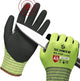 Schwer ProGuard Highest Level Cut Resistant Work Gloves PR3326 for Extreme Protection，ANSI A9 Cut Gloves with Reinforced Thumb, Non Slip, Breathable, Durable, Touch-screen, Non PFAS, Yellow 1 Pair（M）