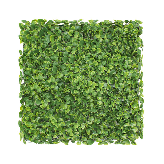 Windscreen4less 20 PCS 20"x20" Artificial Boxwood Panels Faux Plant Grass Green Wall Panel Decoration for Outdoor Indoor Garden Backyard (Lechuguilla)