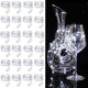 24 Pack Cool White Fairy Lights Battery Operated 3.3ft 20 LED Firefly Lights, Waterproof Mini String Lights for Wedding Party Crafts Mason Jars Decor