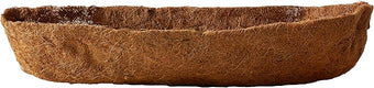 Bosmere Pre-Formed Coco Liner with Soil Moist – 36-Inch Replacement Liner for Window Boxes & Hanging Baskets