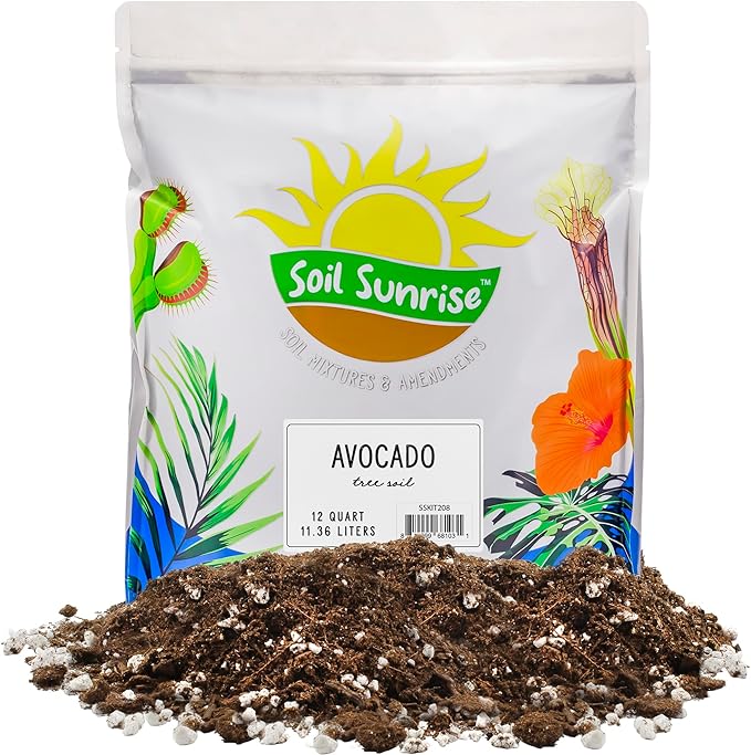 Soil Sunrise Avocado Tree Potting Soil Mix (12 Quarts) for Germinating, Growing and Repotting Avocado Plants