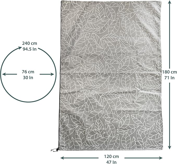 UB-STORE Plant Covers Freeze Protection 47"x71" in 4 Pack | Brown Winter Frost Blankets for Outdoor Plants | Reusable Garden Cover Bags with Zipper Drawstring | Cold Weather Shrub Protection Cloth
