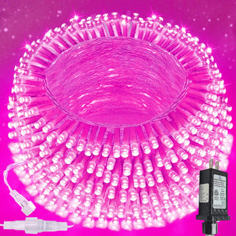 200 LED Connectable String Lights, 66FT Christmas Lights Outdoor Indoor