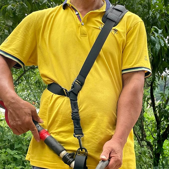 Trimmer Shoulder Strap Universal for Weed Eater Brush Cutter Harness Compatible with EGO String Trimmer, Leaf Blower