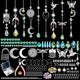 Tarklanda 460 PCS DIY Crystal Suncatcher Craft Kit - Rainbow Maker Hanging Sun Catchers with Hooks Chains Colorful Prism Pendants for Window Garden Home Christmas Decor Wedding Birthday Gifts