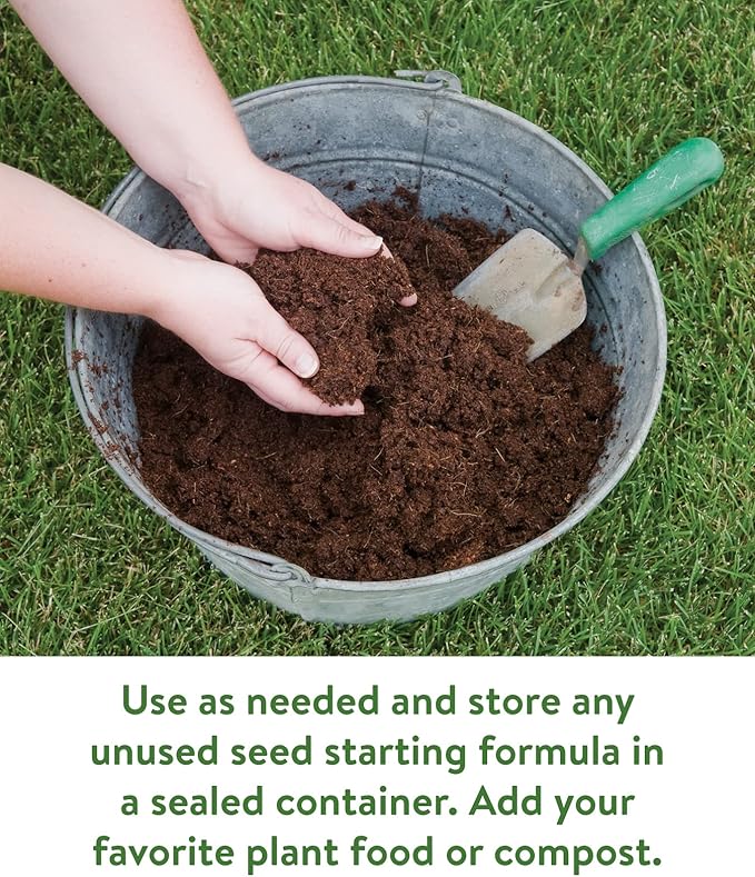 Burpee Organic Coconut Coir Concentrated Seed Starting Mix, 16 Quart