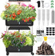 Hydroponics Growing System Indoor Garden - DRYADES Herbs Garden Kit Indoor with LED Grow Light Grow Anything Plants Germination Kit (No Seeds) Harvest Vegetable Lettuce for Home Kitchen (44 Pods)
