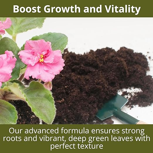 3-1-2 African Violet Fertilizer for Indoor Plants: Liquid Fertilizer with Essential Micronutrients Drops - Plant Food for African Violets (8 oz)