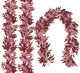 RECUTMS Artificial Silk Eucalyptus Vine Fall Garland with Willow Leaves 2P