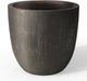 Kante Round Concrete Planter, Large Outdoor Indoor Garden Pots with Drainage Hole, 14-Inch Diameter Flower Pots for Patio, Garden and Home, Antique Bronze
