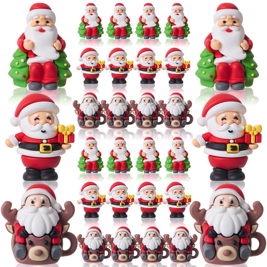 Sonwyoung 30 Pcs Christmas Mini Gnomes, Santa