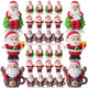 Sonwyoung 30 Pcs Christmas Mini Gnomes, Santa
