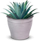 Headwind Natural Ironstone Timberline Collection - 8" Pearl White Decorative Planter for Outdoor Pots for Plants – Modern Indoor Plant Pots, Large & Small Planters for Indoor Plants by Robert Allen