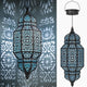 18 Inch High Large Hanging Solar Lights Outdoor Garden Decor, Decorative Waterproof Plastic Moroccan Solar Lantern Lamp, Outside Decorations for Patio Yard Porch Decor, Gardening Gifts for Women Mom