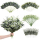 Ecerangus 120 Pcs Mixed Artificial Eucalyptus Leaves Stems Bulk,Baby Breath Artificial Flowers Bulk with Eucalyptus Leaves Greenery Stems for DIY Bouquets Wedding Floral Home Decor (Green-120pcs)