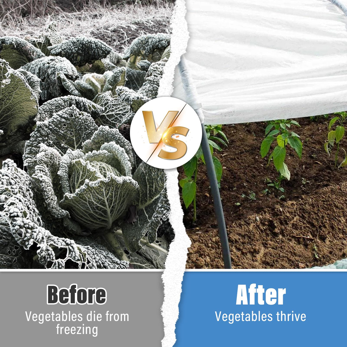 Legigo 12 X 26 Ft Clear Greenhouse Plastic, Plant Covers Freeze Protection