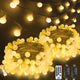 2PK 400LED 152FT Connectable Globe String Lights Indoor, Classroom Lights