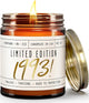 33rd Birthday Gifts for Women - 'Limited Edition 1993' Soy Candle, w/Champagne on Ice I 33 Birthday Gift for Her Ideas I 9oz Reusable Jar, 50Hr Burn, Made in USA