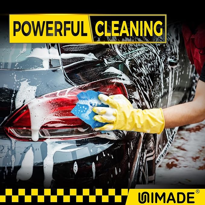 Shop Towels, 100 Pack Commercial Grade Work Rags Microfiber Towels for Cars Cleaning Rags Bulk Detailing Cloth for Automotive Bar Mechanic Restaurant Garage Housekeeping, 11.5"x 11.5", Blue