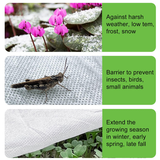 Plant Covers Freeze Protection 8x40ft Frost Cloth for Winter Outdoor