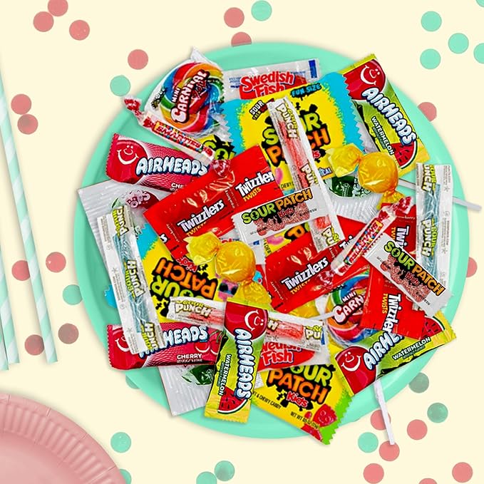 Bulk Candy Variety Pack - 10 lb - Candy Bulk - Bulk Individually Wrapped - Assorted Mix - Lollipops, Hard Candies, Fruity Candies - Dulces - Easter- Big Bag of Sweets for Party Favors