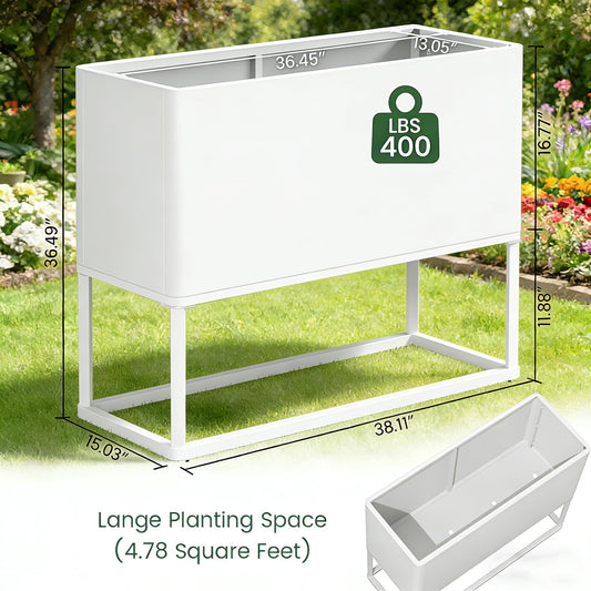 Elevated Metal Raised Garden Bed with legs,30" Raise Planter for Outdoor