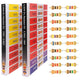 EEEEE 100 Ohm - 1M Ohm with 5% Carbon Resistor Assortment Kit and Electrical Industrial Assorted Set K Ohm Pack for Led Lights (5% 1/4 Watt 1000pcs 100Ω-1MΩ)