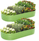 Galvanized Raised Garden Bed, 4x2x1 FT Thickening Planter Boxes Outdoor, Raised Beds for Gardening, Easy Assembly Large Garden Bed for Vegetables, Fruits, Flowers (2-Pack)