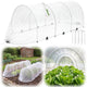 GliCraft 3 Pack Garden Bed Cover Row Accelerator Plants Cover,White,6.2ft