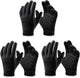 OZERO Work Gloves for Men Women: Mechanic Glove Touchscreen Firm Grip Dexterity Light Duty Gloves for Gardening Construction