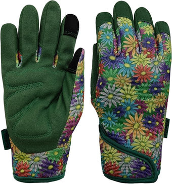 Thorn Proof&Puncture Resistant Gardening Gloves with Grip,Garden Glove for Women, Leather Yard Work Gifts