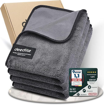 Shower Cleaning Cloths, Premium Car Drying Towel | Ultra Absorbent Twisted-Loop Design| Microfiber Towel for Car, Shower Cabin, Household
