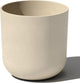 Veradek Round Lima Plastic Planter Pots for Indoor/Outdoor Garden Use, Sand Color, 5 Year Warranty
