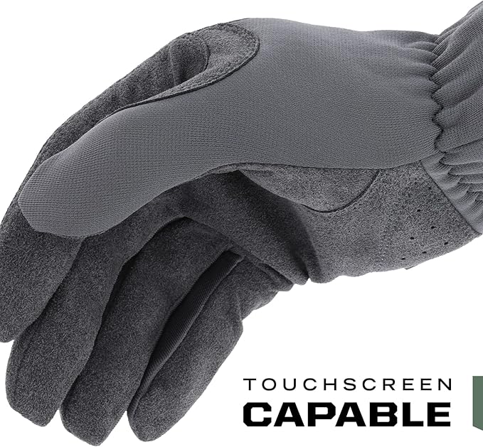 Mechanix Wear FastFit Tactical Gloves - Heavy Duty Lightweight Multipurpose Gloves - Flexible Grip & Reinforced Palm - Touchscreen Capable - X-Large - Wolf Grey