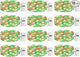 12 Pack Fairy Lights with Timer Battery Operated, 3 Modes 7ft Mini Twinkle Lights Waterproof, 20 LED Bulk String Light for Mason Jars Christmas Decoration Wedding Table Centerpieces,Red&Green
