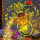 Solar Lights Outdoor Garden Decor, Cardinals Hanging Waterproof Watering Can Lights Outside Decorations for Yard Front Porch Patio Christmas Gift for Mom Grandma Women Birthday （with Shepherd Hook）