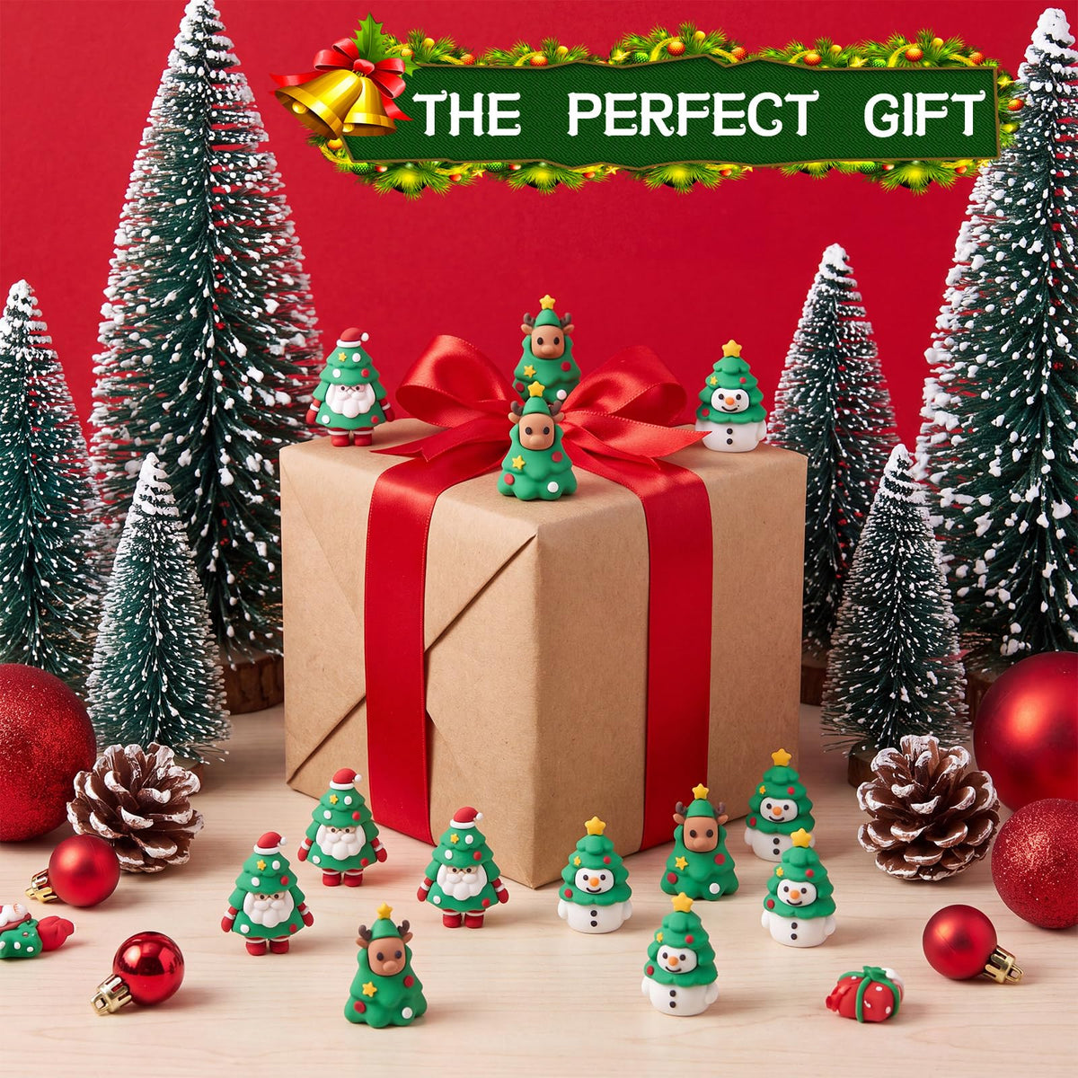 Sonwyoung 30 Pcs Christmas Mini Gnomes, Deer