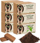 Legigo 12 Pack Premium Coco Coir Brick for Plants- 100% Organic Compressed Coconut Coir Bricks Starting Mix, Coco Coir Fiber Coconut Husk for Planting, Gardening, Potting Soil Substrate, Herbs