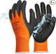 Schwer 2 Pairs Waterproof Work Gloves for Men and Women CR3306, Gardening Gloves with Double Latex Coated, Non-slip Working Gloves, Outdoor Construction, Car and Fish Cleaning, No Fleece Lining, XL