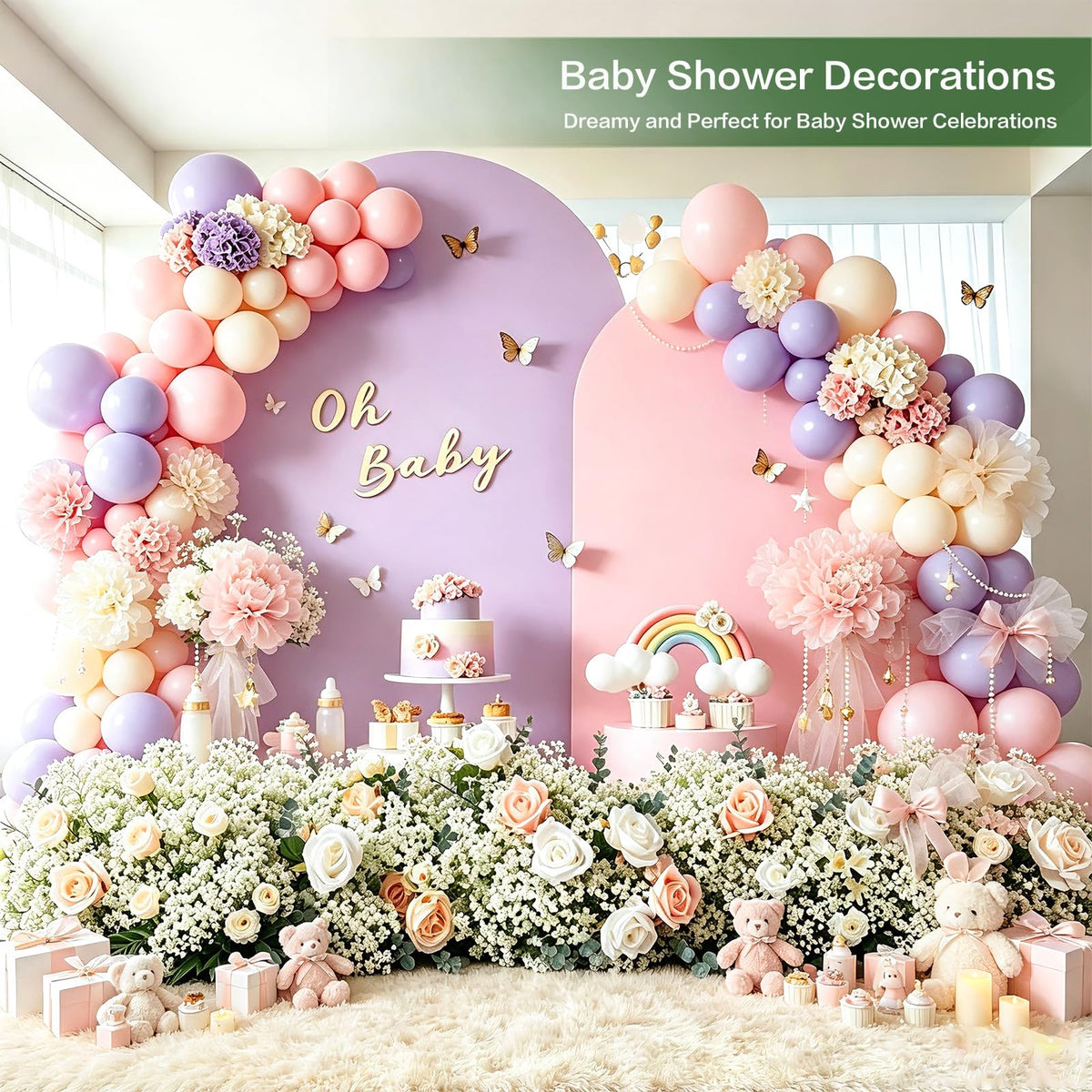 400PCS Babys Breath Fake Flowers,Faux Baby Breaths Artificial Flowers Bulk