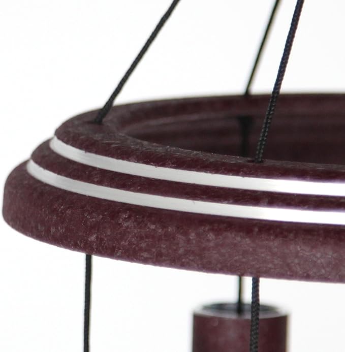 Arabesque by Wind River - 32 inch Garnet Wind Chime for Patio, Backyard, Garden, and Outdoor décor (Aluminum Chime) Made in The USA