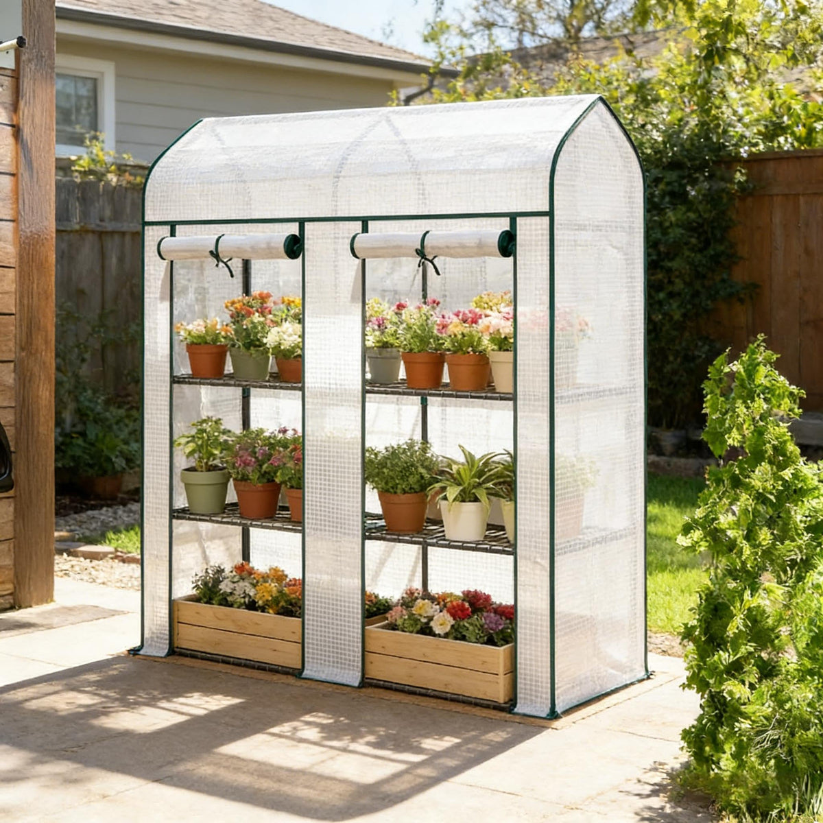 Portable Greenhouses for Outdoors Mini Greenhouse Pop Up Grow Tent