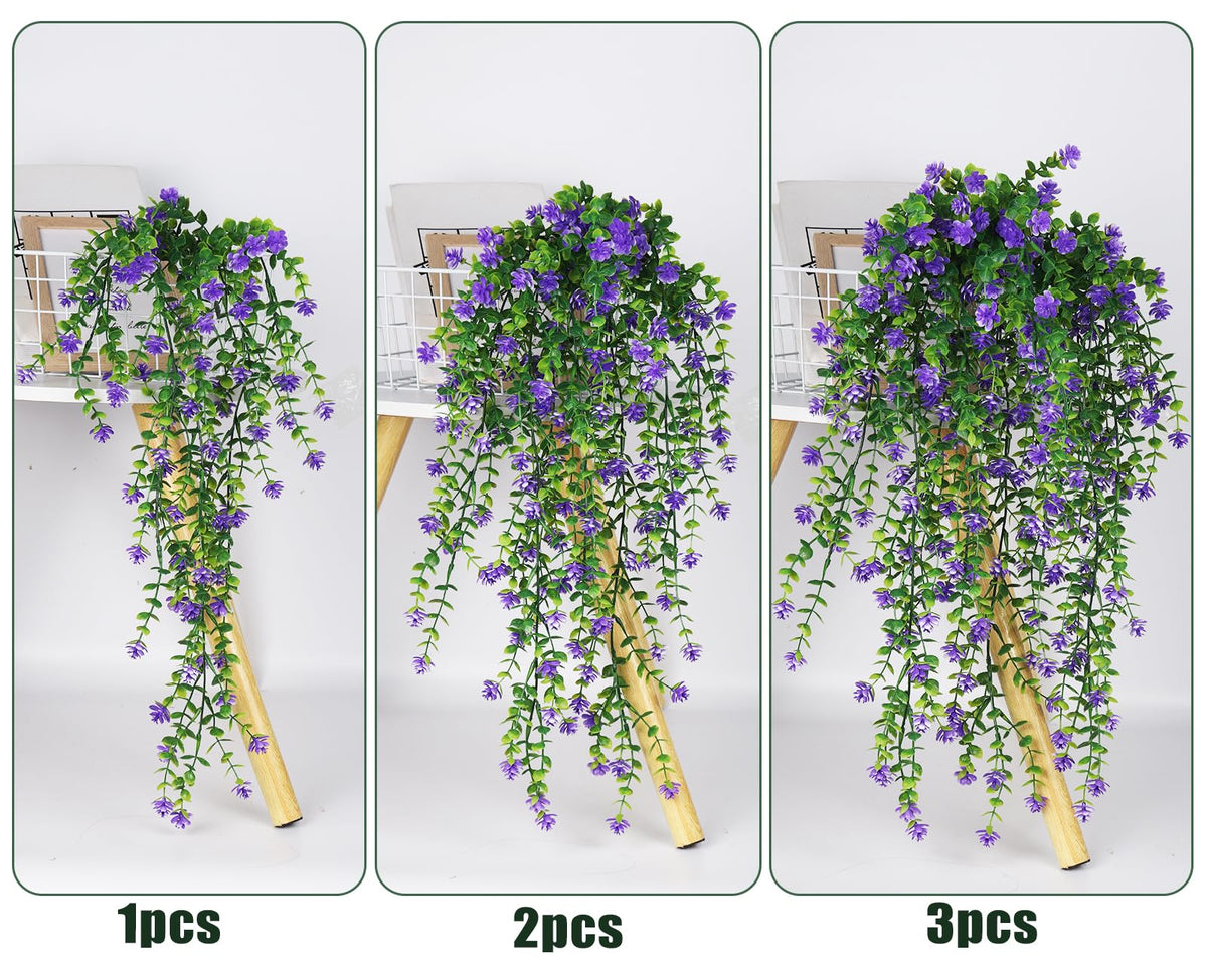 RECUTMS Vine Plant Fake Ferns Plants Large Faux Artificial Hanging Vines