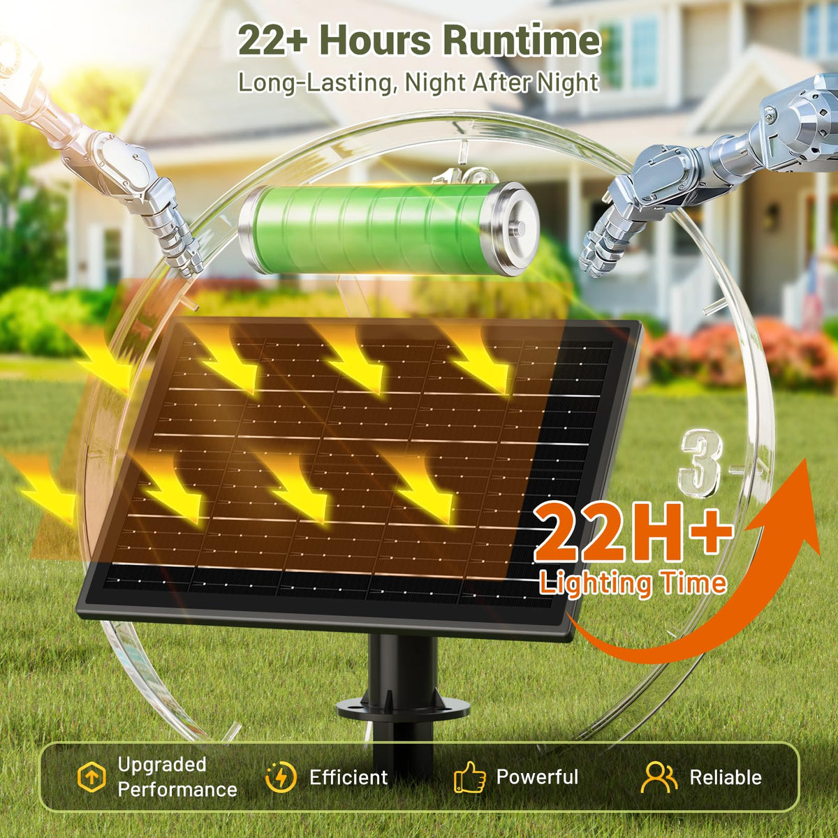 Amzrap 30FT Solar String Lights Waterproof, 10+1 LED Shatterproof Bulbs Solar Powered with Remote & USB Port, 3 Modes Dimmable Outdoor Lights for Patio, Garden, Camping