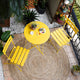 Grand patio 3-Piece Folding Patio Bistro Set Outdoor Porch Balcony, Yellow