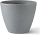 ARBORA 16" Valencia Polyresin Indoor and Outdoor Planter with Stone Blend Concrete Gray Finish - Durable, Weatherproof, Lightweight, Large Plant Pot for Patio, Garden, Deck, Entryway