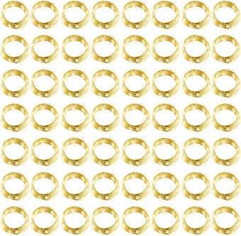 Hortsun 100 Packs Fairy Lights Battery Operated 3 Speed Modes, 7 Ft/ 2 M 20 LED Battery String Mini Waterproof Wire Twinkle Lights Bulk for Wedding Party Birthday Vases Decor (Warm White)